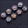 Brincos de brinco de breol define metal sile orelha de orlando flor coração redondo acessórios diy 5.5x3.8mm entrega de jóias de joalheria