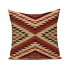 Pillow Case Throw Cases Bohemian Aztec Geometric Pattern Cushion Cover 45cmx45cm Home Living Room Decoration Linen/Cotton Pillowcover