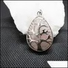 Charms Fashion Waterrop Tree Tree Stone Charm Healmade Crystal Pendent для ювелирных подвесок Ожерелье.