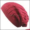 Beanie/Kafatası Kapakları Kış Bulbalı Sarkık Beanie Hat Yün Örme Sıcak Kapak Erkekler için Sıcak Kapak