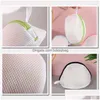 Tvättpåsar 1st Mesh Net Women Bras Bra Wash Bag Uderwear Protective Deformation Proof Washing Hine Accessories Drop Delivery Home DHM0N