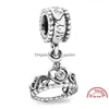 سحر 925 الجنيه الاسترليني Sier Dangle Charm Moon Tree Snowflain Crown Cup Cup Fit Original Pandora Bracelet Diy Jewelry Associory Drop Dhlgw