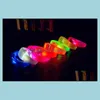 Autres fournitures de fête d'événement LED Flash Bracelet Glow Bangles Sound Control Night Clignotant Lumière KTV Bar Club Glowing Prop Christm Dhjnd