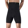 Men's Body Shapers Men's Shaper Tummy Control Slimming Shapewear Shorts High Waist Abdomen Trimming Boxer Stretch Pants Belly Cincher