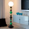 Lampade da terra Luci da terra di personalità a LED a sfera tonda colorata per arredamento soggiorno Studio camera da letto alta accanto alla lampada