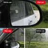 Soluções de lavagem de carro Auto-revisor de espelho retrovisor de vidro anti-água do pára-brisa dianteiro anti-RAIN com toalhas de carro