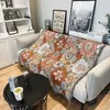Dekens Boheemian Art Leisure Deken voor bedden Sofa woonkamer Home Decor handdoek deksel Bloemen Buiten Picnic Tapestry Rug
