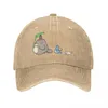 Berets Three Friends Baseball Caps Totoro Miyazaki Cowboy Hat Hats Hip Hop For Women Sun Shade Snapback