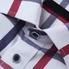 Men's Casual Shirts QUALITY Good Men Spring Shirt Slim Fit Plaid Long Sleeve Cotton Dress Button Camiseta Masculina Checkered