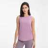 Lulus Yoga Women Pelupers Heartable Dry Dry Dry Fitness Fitness Blouses Рубашка женская танк дешевый жилет цельной одежды1819