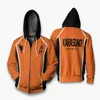 Herrtröjor tröjor haikyuu karasuno nekoma fukurodani aoba Johsai shiratorizawa hoodie blixtlås jacka cosplay kostym haikiyu män wo