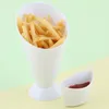 Cups Saucers French Fries Cup Container Dipping Cone Snack Holder Stand för Salad Sauce Kitchen Din889