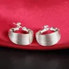 Studörhängen 925 Sterling Silver Earring High Quality Fashion Woman Jewelry Retro Line Ear Hook Holiday Presents