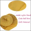 Bandeaux Bébé Turban Head Wrap Stretch Bow Soft Wide Nylon Hairband Pour Borns Infants Toddlers Drop Delivery Jewelry Hairjewelry Otw6F