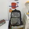 Backpack Japan Itabag Transparent PVC School School for Girls Kawaii Casual Livro Travel Rucksack