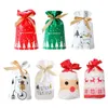 Christmas Decorations 1/5pcs Santa Gift Bag Candy Snowflake Crisp Drawstring Merry For Home Year 2023 PresentsChristmasChristmas
