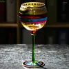 Bicchieri da vino Fiori intagliati a mano Bicchiere di cristallo Calice da champagne Flauti Tazze Bar El Party Matrimonio Casa Bicchieri