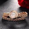 Avanadores de pulso Mulheres quartzo vintage assistir hodinky ladies diamante bracelete moda de luxo jóias acessórios soltar reclamar mujeriwristwatches iri