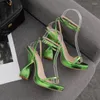 Sandales été femmes talons hauts bout ouvert décontracté confortable mode fête couleur bonbon décalé Sexy gladiateur