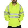 Felpe con cappuccio da uomo Cappotto da uomo Road Work Alta visibilitàPullover Felpa con cappuccio a maniche lunghe Top Camicetta Giacche da uomo moda casual