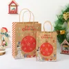 Prezent Wrap Choink Tree Bag 12pcs/Lot Santa Claus Kraft Paper Girls Party Birthday Party