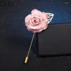 Brooches Women Men Handmade Flower Brooch Pin Badge Fabric Fashion Jewely Beautiful Accessories In Party Wedding