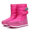 Boots 2022 Winter Women Snow Platform مقاومة للماء دافئة غير زرقاء من الفراء السميك من القطن رجال مريح 221215