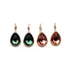 Stud Earrings Teardrop Glass Stones More Colors Party Modern Gift