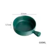 Bowls Nordic Ceramic Salad Bowl With Handle Breakfast Fruit Solid Color Dessert Soup Noodle Microwave Kitchen Tableware