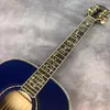 43 "Jubmo Mold J200 Series Sky Blue Lakquered Acoustic Acoustic Guitar