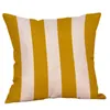 Pillow Cotton Linen Mustard Case Yellow Geometric Fall Autumn Cover Pillowcase Throw Home Decorative Jj20