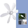 Ceiling Fan Remote-Controled Unique Quiet USB Charging Personal 6 Blades For Attic Basement Indoor And Outdoor Tent Home