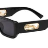 Cool Sunglasses Mens Designer Sunglasses Shadow Box Frame Gold Silver Metal Full Rim Rectangular Frames Acetate Carti Sun Glasses for Women