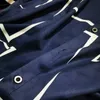 Männer Casual Hemden 2023 Frühling Herbst Männer Mode Drehen-unten Kragen Geknöpft Hemd Geometrische Druck Langarm Tops US größe