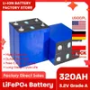 LiFePO4 3.2V 320Ah Grado A 12V 24V 48V 4 pezzi 8 pezzi batteria fai da te per camper e batterie accumulo per fotovoltaico