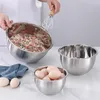 Bowls Stainless Steel Salad Mixing Bowl With Lid Egg Beater Tableware Dough Basin Fruit Vegetable Container Kitchen Utensils