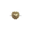 Charms 4st/parti 20mm retro zinklegering söt liten hjärta guld concho knappar hängen för diy smycken tillbehör släpp leverans jud dhxwx