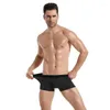 Underbyxor 6st/Lot Herrbyxor Underkläder Mens Boxer Bambu Fibe Shorts Modal Boxershorts Man Homme Cuecas Masculina