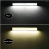 LED 10 Wireless Luce sotto l'armadio Sensore di movimento Lampada da armadio Alimentata a batteria Lampada da parete per armadio Nightlight per la cucina