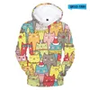 Felpe con cappuccio da uomo DOGE CROWN / TIGER LION Stampato 3d Uomo Donna Ragazzi Ragazze Felpa con cappuccio a maniche lunghe per bambini Vestiti dei cartoni animati