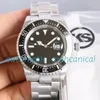 Homens de 43 mm de alta qualidade relógios marinhos pretos do mar Cal.2836/cal.3135 Movimento 126600 Sorte de cerâmica de aço fino ETA ETA Automático Wristwatch