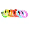 Other Bracelets Outdoor Sports Night Running Armband Led Light Safety Belt Arm Leg Warning Wristband For Cycling Bike Bicycle Party Ot7Ih