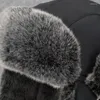 베레모 러시아 겨울 모자 ushanka 따뜻한 야외 작업 스키 스노우 캡 이어 플랩 트랩퍼 소비에트 모자