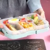 Bowls 920ml Wear Resistant Holder Leak-proof Plastic Salad Fruit Vegetable Lunch Box For Kitchen