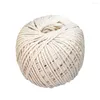 Figurine decorative Macrame 3mm Fatto a mano X Cavo (non tinto 100m) Corda di cotone naturale Corda morbida Casa fai da te