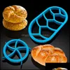 Ferramentas de massa de cozimento Round Oval Classic Bread Molds Fan Cutter Dough Cookie Press