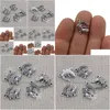 Charms 20Pcs Ciondoli lucertola placcati argento per creazione di gioielli Bracciale Accessori fai da te 21X1M Risultati consegna goccia Componenti Dhaud