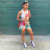Damskie spodenki Haoyuan Casual Bandana Plus Size Fashion Odzież dla kobiet streetwear Summer Beach Under Gorneded Vintage Lace Up