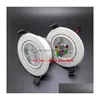 Downlights White/Sier Dimble 9W 12W 15W 21W LED Down Lights High Power Inf￤lld tak CRI85 AC 110240V med droppleveransljus otobx