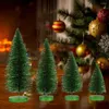 Рождественские украшения привлекательные многоцветные мини-настольные деревья многоцветные искусственные изготовления